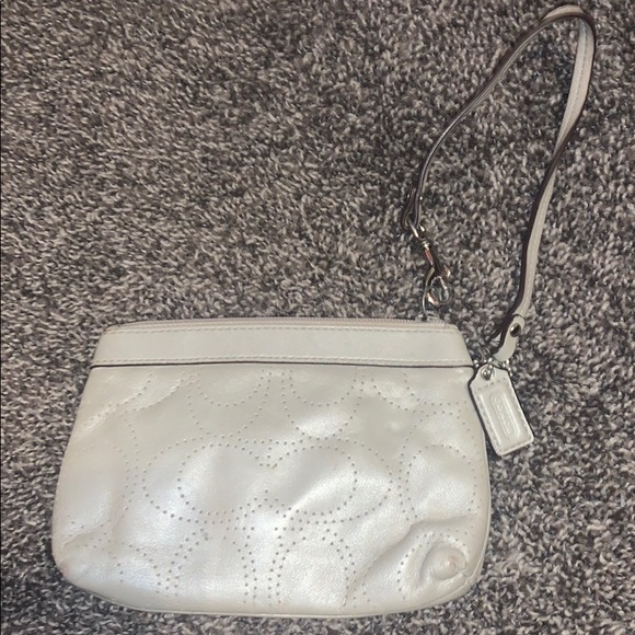 Gray Coach wristlet - Picture 3 of 4
